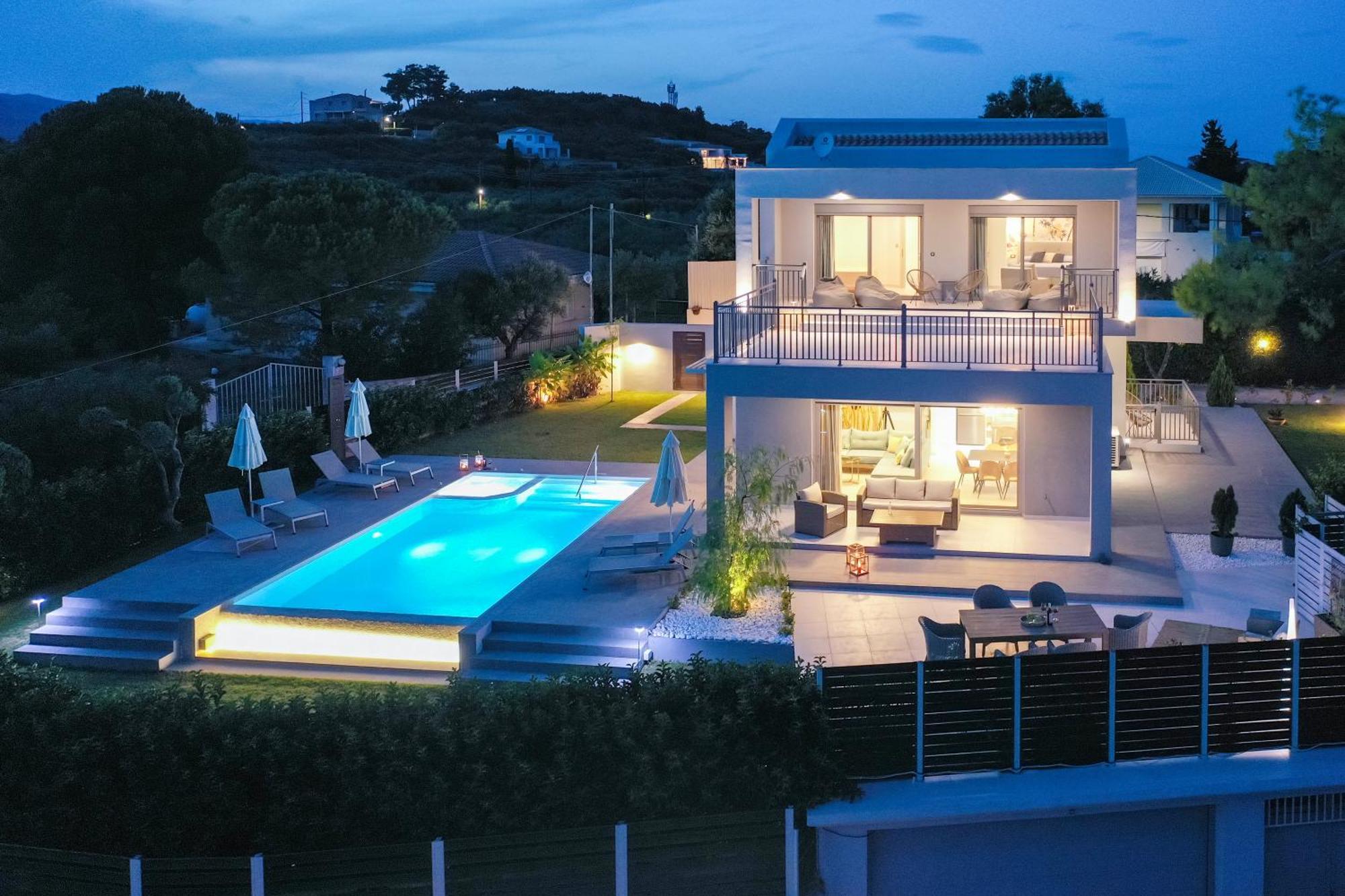 Villa Nick Art Lithakia  Bagian luar foto